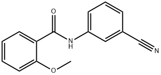 Benzamide, N-(3-cyanophenyl)-2-methoxy- (9CI) 结构式