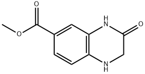 3-氧代-1,2,3,4-四氢喹喔啉-6-甲酸甲酯, 671820-52-3, 结构式