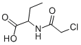 N-氯乙酰-DL-2-氨基-正丁酸, 67183-18-0, 结构式