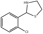 2-(2-CHLOROPHENYL)THIAZOLIDINE, 67189-26-8, 结构式
