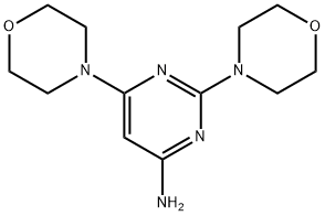 2,6-dimorpholino-pyrimidin-4-ylamine Structure