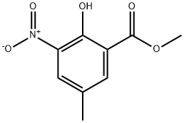 METHYL 2-HYDROXY-5-METHYL-3-NITROBENZENECARBOXYLATE, 67191-44-0, 结构式