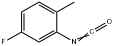 4-フルオロ-2-イソシアナト-1-メチルベンゼン 化学構造式