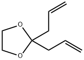 1,3-Dioxolane,  2,2-di-2-propenyl-  (9CI) Struktur