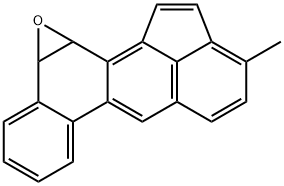 3-メチル-11,12-エポキシ-1,2-ジヒドロベンゾ[j]アセアントリレン 化学構造式
