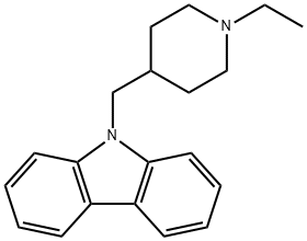 9-(1-Ethyl-4-piperidylmethyl)-9H-carbazole Structure