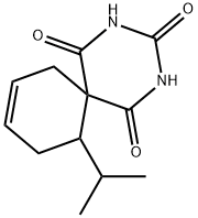 11-Isopropyl-2,4-diazaspiro[5.5]undec-8-ene-1,3,5-trione Struktur