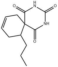 11-Propyl-2,4-diazaspiro[5.5]undec-8-ene-1,3,5-trione Struktur