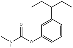 3-(1-Ethylpropyl)phenyl MethylcarbaMate, 672-04-8, 结构式