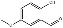 2-Hydroxy-5-methoxybenzaldehyde Struktur