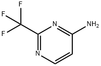 2-(トリフルオロメチル)ピリミジン-4-アミン 化学構造式