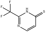 4(1H)-PYRIMIDINETHIONE, 2-(TRIFLUOROMETHYL)- 化学構造式