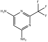 4,6-二氨基-2-三氟甲基嘧啶 结构式