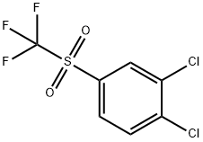 1,2-DICHLORO-4-TRIFLUOROMETHANSULFONYLBENZENE Structure
