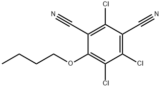 4-Butoxy-2,5,6-trichloro-1,3-benzenedicarbonitrile,67205-49-6,结构式