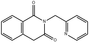 2-(吡啶-2-基甲基)-1,2,3,4-四氢异喹啉-1,3-二酮 结构式