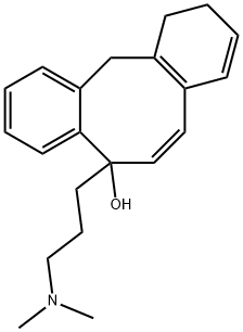 5,10,11,12-Tetrahydro-5-[3-(dimethylamino)propyl]dibenzo[a,d]cycloocten-5-ol Struktur