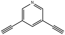 Pyridine, 3,5-diethynyl- (9CI) Struktur