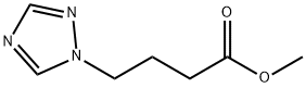 METHYL-3-(1H-1,2,4-TRIAZOLE-1-YL)-BUTYRATE 化学構造式