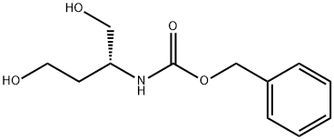(R)-(3-羟基-1-羟甲基丙基)氨基甲酸苄酯,672309-94-3,结构式