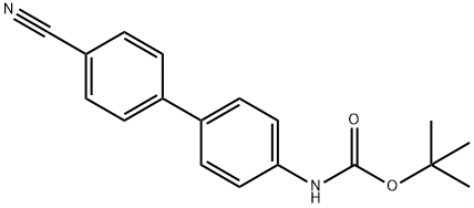 4-(4-氰基苯基)-1-N-BOC-苯胺, 672309-99-8, 结构式
