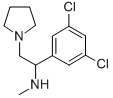[1-(3,5-DICHLORO-PHENYL)-2-PYRROLIDIN-1-YL-ETHYL]-METHYL-AMINE
 Structure
