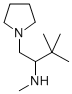 (2,2-DIMETHYL-1-PYRROLIDIN-1-YLMETHYL-PROPYL)-METHYL-AMINE
 Struktur
