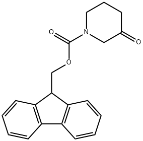 1-N-FMOC-3-PIPERIDONE
 Struktur