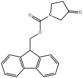 1-N-FMOC-3-PYRROLIDINONE
 Structure