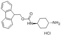 (9H-芴-9-基)甲基((1R,4R)-4-氨基环己基)氨基甲酸酯盐酸盐,672310-17-7,结构式