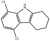 CARBAZOLE, 5,8-DICHLORO-1,2,3,4-TETRAHYDRO- Structure