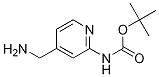 (4-AMinoMethyl-pyridin-2-yl)-carbaMic acid tert-butyl ester 结构式