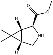 (1R,2S,5S)-6,6-二甲基-3-氮杂双环[3.1.0]己烷-2-羧酸甲酯, 672325-23-4, 结构式
