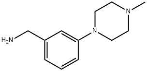 1-[3-(4-Methylpiperazin-1-yl)phenyl]methanamine Structure