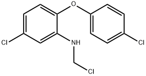 4-Chlorophenyl(4-chloro-2-chloromethylaminophenyl) ether Struktur
