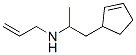 N-Allyl-2-(2-cyclopentenyl)-1-methylethanamine|