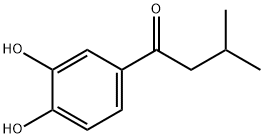 1-イソバレリル-3,4-ジヒドロキシベンゼン 化学構造式