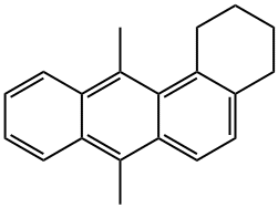 7,12-ジメチル-1,2,3,4-テトラヒドロベンゾ[a]アントラセン 化学構造式