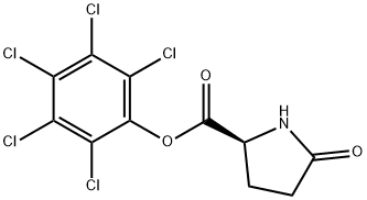 perchlorophenyl 5-oxo-DL-prolinate Structure