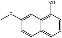 7-甲氧基-1-萘酚 结构式