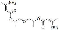 oxybis(methylethane-1,2-diyl) 3-amino-2-butenoate,67252-64-6,结构式