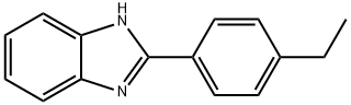 2-(4-エチルフェニル)-1H-ベンゾイミダゾール 化学構造式