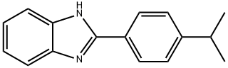 1H-BENZIMIDAZOLE, 2-[4-(1-METHYLETHYL)PHENYL]- Struktur