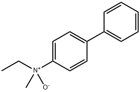 N-Ethyl-N-methyl-(1,1'-biphenyl)-4-amine, N-oxide Struktur