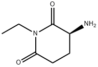 2,6-Piperidinedione, 3-amino-1-ethyl-, (3S)- (9CI) Structure