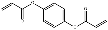ビスアクリル酸1,4-フェニレン 化学構造式