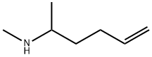 N-Methyl-5-hexen-2-amine 结构式