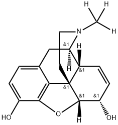 MORPHINE-D3 Struktur