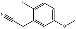 5-Methoxy-2-fluorobenzyl cyanide Structure
