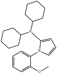 1-(2-METHOXYPHENYL)-2-(DICYCLOHEXYLPHOSPHINO)PYRROLE Struktur